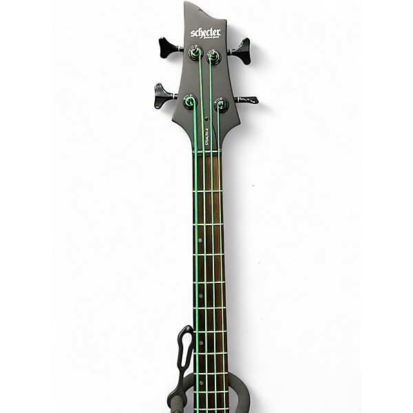 Used Schecter Guitar Research Stealth-4 Black Electric Bass Guitar