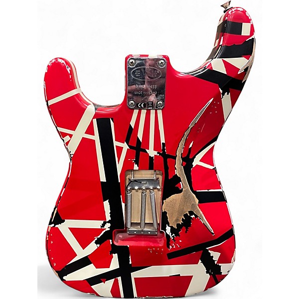 Used EVH Striped Series Frankie Frankie Solid Body Electric Guitar