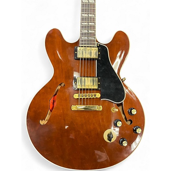 Used Gibson ES345 Custom Reissue WALNUT Hollow Body Electric Guitar