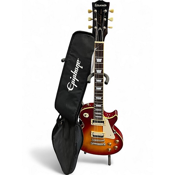 Used Edwards LIMITED LP CHERRY SUNBURST Solid Body Electric