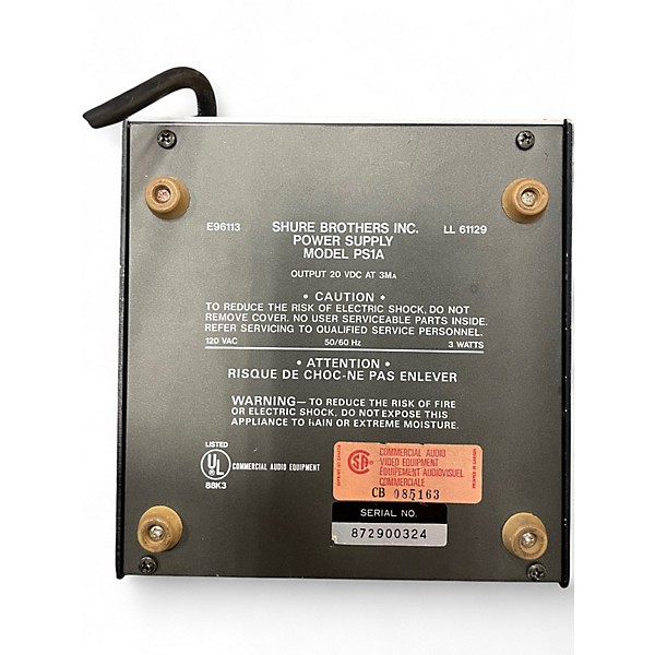 Used Shure PS1A POWER SUPPLY Power Supply