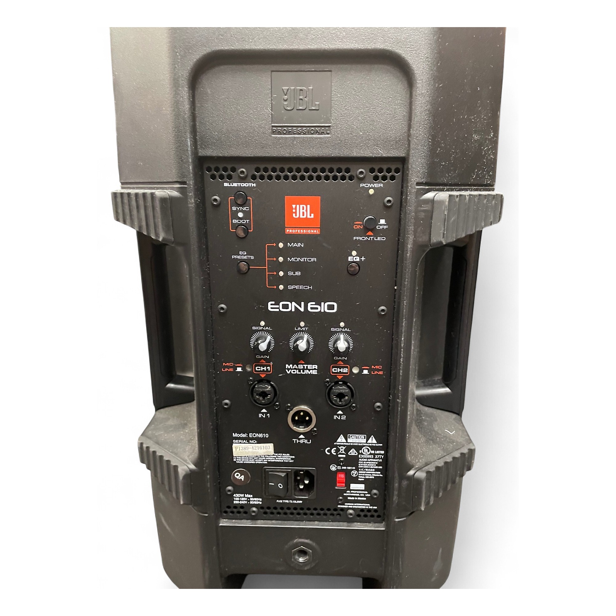 JBL 610H (EON610　交換 ウーハーユニット) Replacement Amplifier JBL EON 610, EON 612, EON 615 Powered