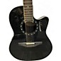 Used Ovation 2751AX-5-G Black 12 String Acoustic Electric Guitar