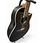 Used Ovation 2751AX-5-G Black 12 String Acoustic Electric Guitar