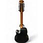 Used Ovation 2751AX-5-G Black 12 String Acoustic Electric Guitar
