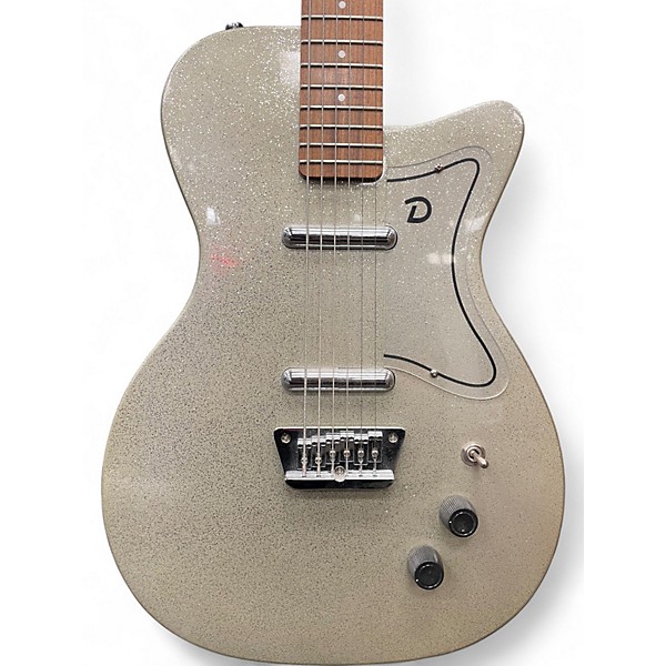 Used Danelectro 56 Baritone Pro Metallic Silver Baritone Guitars