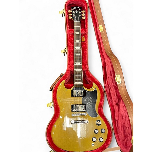 Used Gibson 1961 Reissue SG TV Yellow Solid Body Electric Guitar