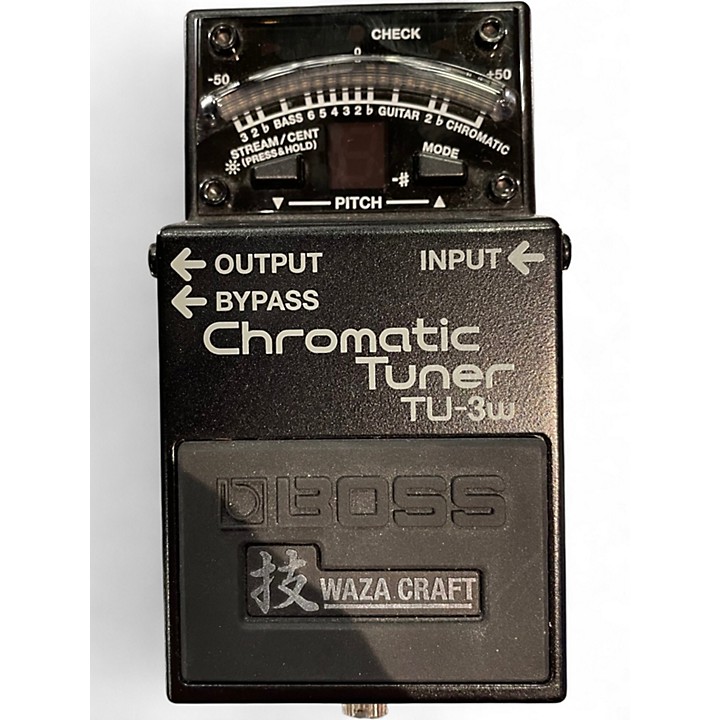 ギター BOSS Chromatic Tuner TU-3W Waza Craft Amazon.com: Boss TU-3W Waza Craft Chromatic Tuner with