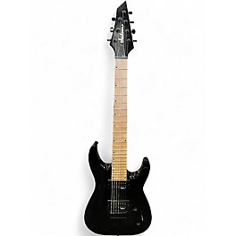 Used Jackson JS22-7 Dinky 7 String Black Solid Body Electric Guitar