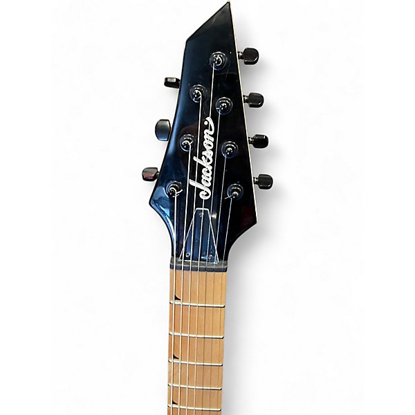 Used Jackson JS22-7 Dinky 7 String Black Solid Body Electric Guitar
