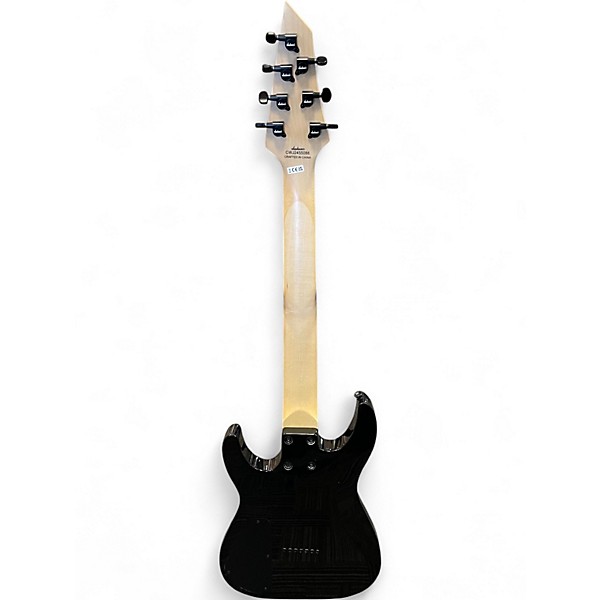 Used Jackson JS22-7 Dinky 7 String Black Solid Body Electric Guitar