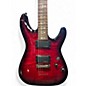 Used Schecter Guitar Research Demon 6 Crimson Red Burst Solid Body Electric Guitar thumbnail