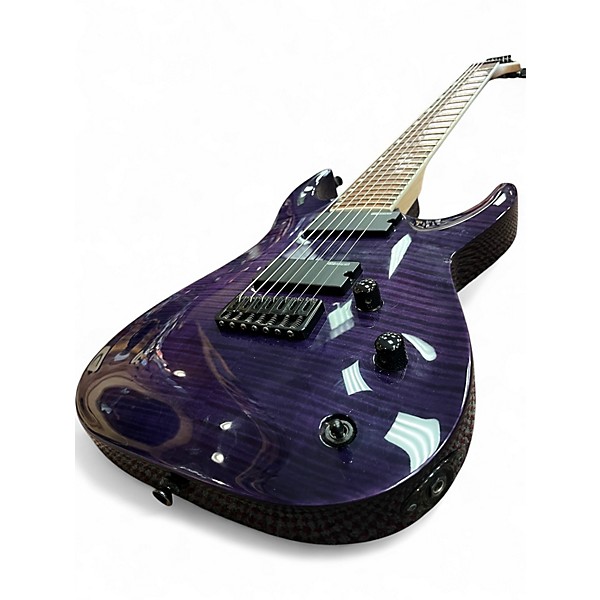 Used ESP LTD SH-207 Trans Purple Solid Body Electric Guitar