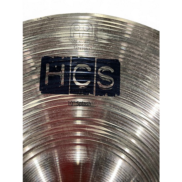 Used MEINL 10in HCS Splash Cymbal