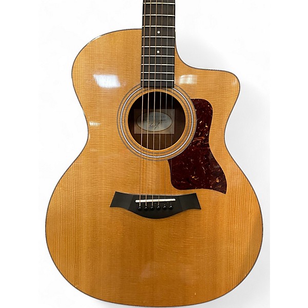 Used Taylor 214CE Natural Acoustic Electric Guitar