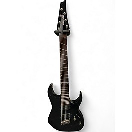 Used Ibanez RGMS7 Black Solid Body Electric Guitar