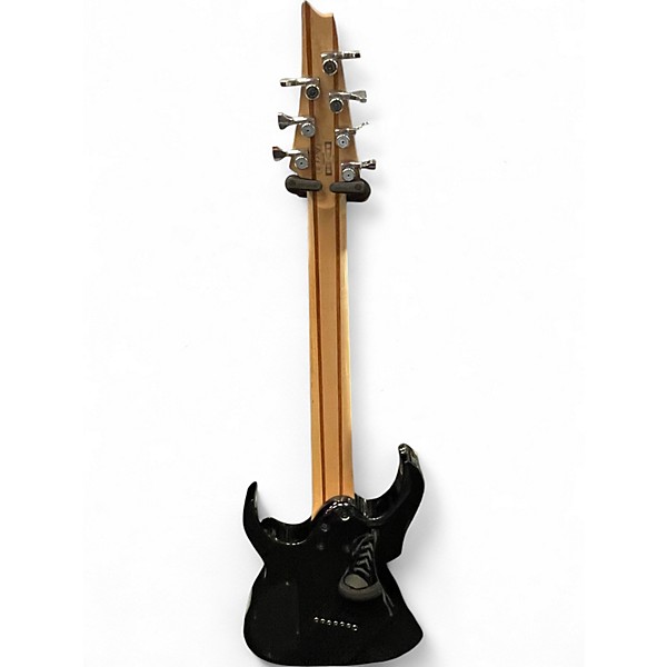 Used Ibanez RGMS7 Black Solid Body Electric Guitar