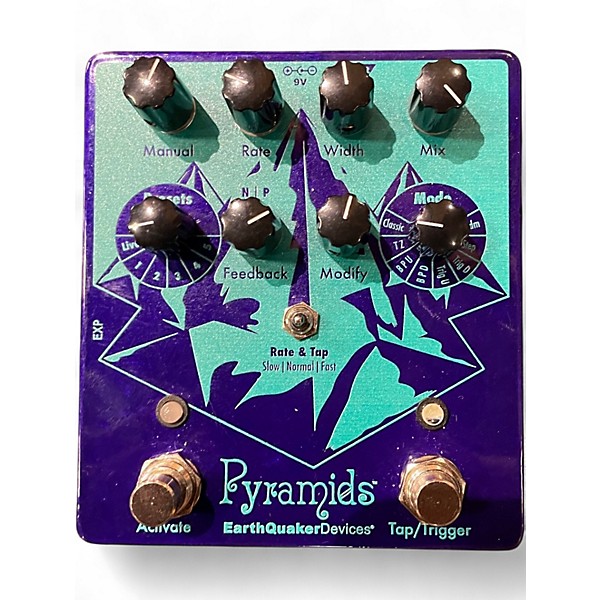 Used EarthQuaker Devices Pyramids Stereo Flanging Device Effect Pedal