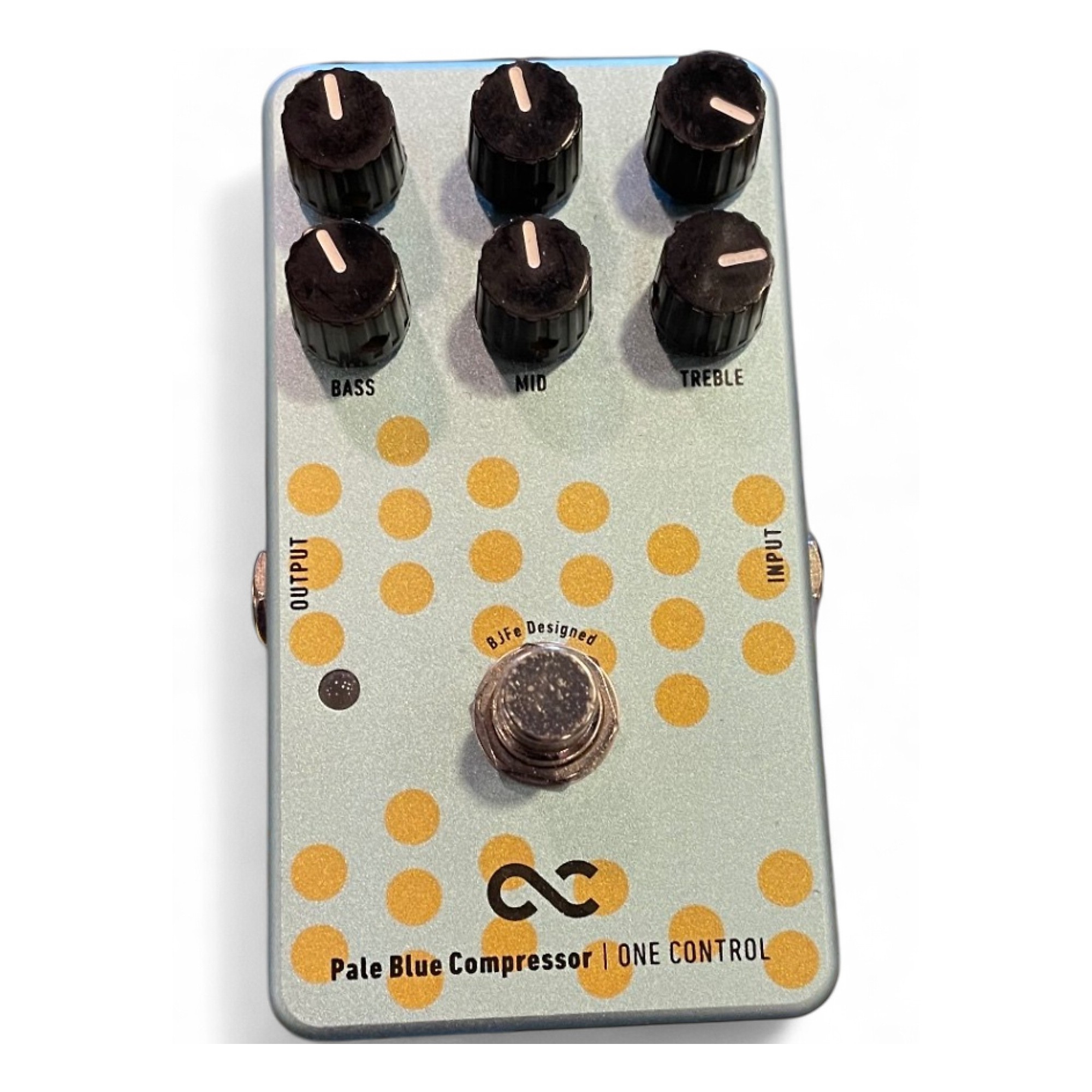 Used One Control Pale Blue Compressor Effect Pedal | Guitar Center