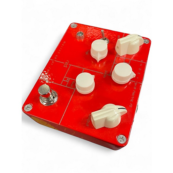 Used Spiral Electric Fx Red Spiral Drive Effect Pedal