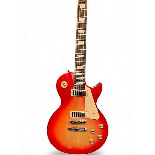 Used 2021 Gibson Les Paul Deluxe 70s Heritage Cherry Sunburst Solid Body Electric Guitar