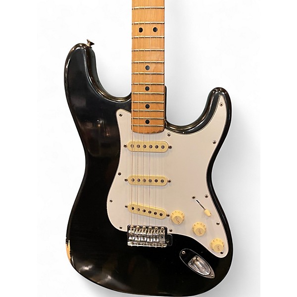 Vintage 1979 Fender Stratocaster Black Solid Body Electric