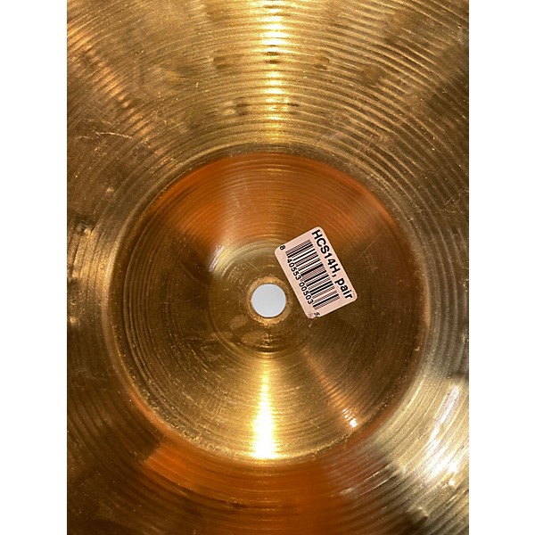 Used MEINL 14in HCS Hi Hat Pair Cymbal