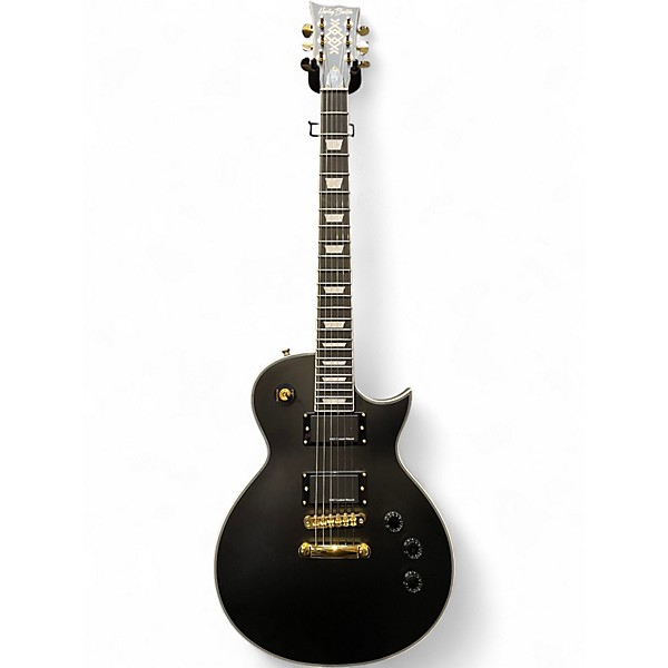 Used Harley Benton SC-1000 BK Matte Black Solid Body Electric Guitar