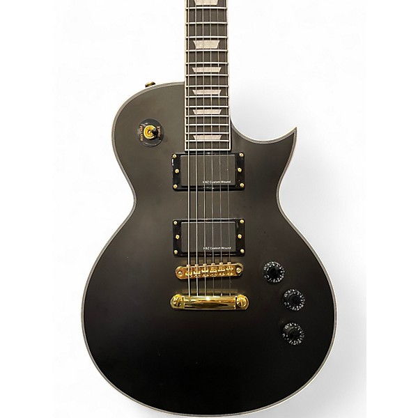 Used Harley Benton SC-1000 BK Matte Black Solid Body Electric Guitar