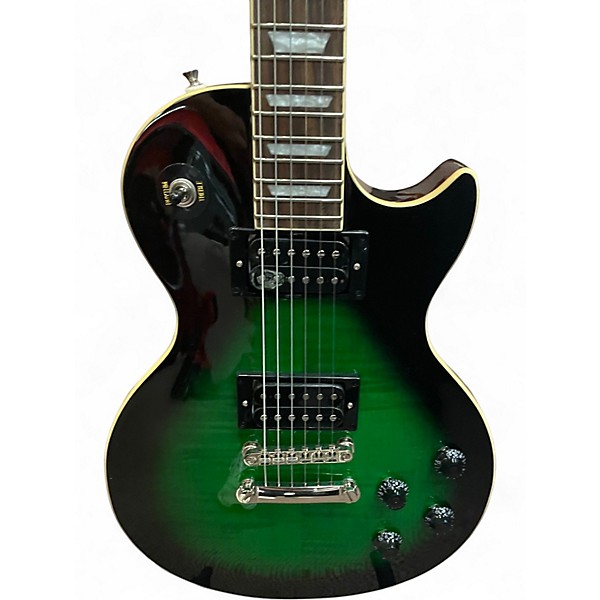 Used Epiphone Slash Signature Les Paul Classic GREEN BURST Solid Body Electric Guitar