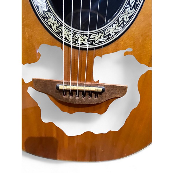 Vintage 1970s Ovation Model 1627 Vintage Natural Acoustic Electric Guitar