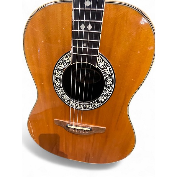 Vintage 1970s Ovation Model 1627 Vintage Natural Acoustic Electric Guitar