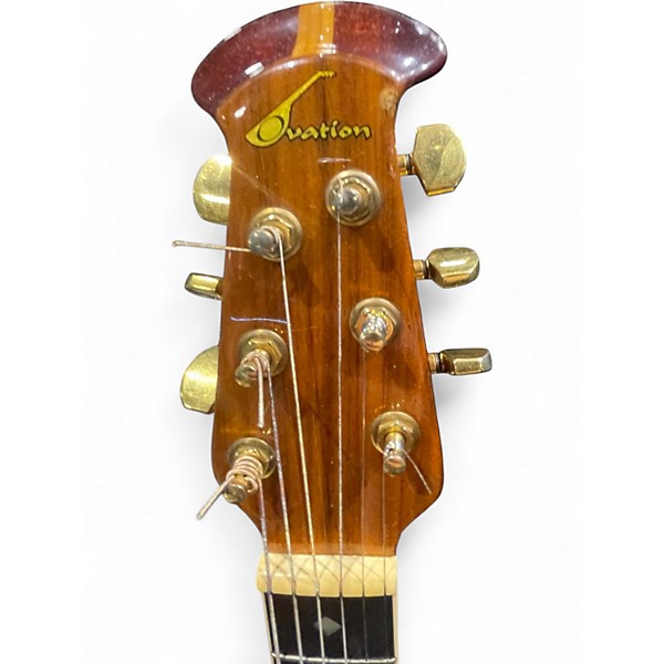 Vintage 1970s Ovation Model 1627 Vintage Natural Acoustic Electric Guitar