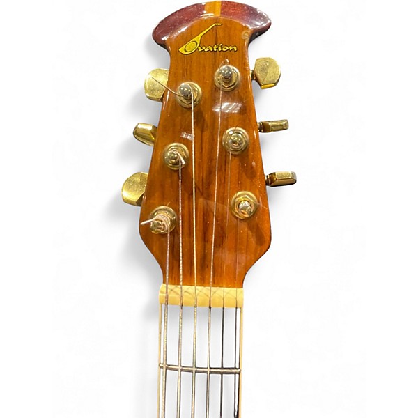 Vintage 1970s Ovation Model 1627 Vintage Natural Acoustic Electric Guitar