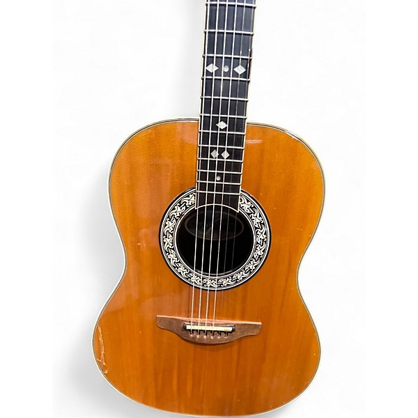 Vintage 1970s Ovation Model 1627 Vintage Natural Acoustic Electric Guitar