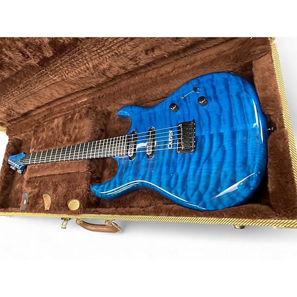 Used Carvin DC135 Blue Solid Body Electric Guitar Blue