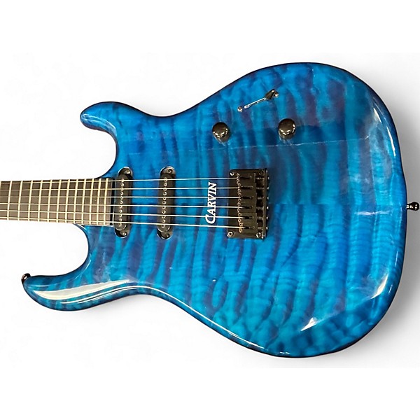 CARVIN DC135 custom colorエレキギター Used Carvin DC135 Blue Solid Body Electric Guitar Blue