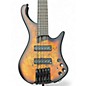 Used Ibanez EHB1505DEF Headless 5-String Dragon Eye Burst Flat Electric Bass Guitar