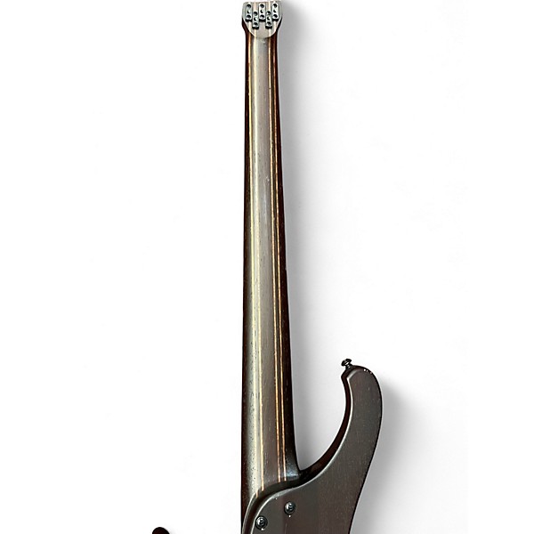 Used Ibanez EHB1505DEF Headless 5-String Dragon Eye Burst Flat Electric Bass Guitar