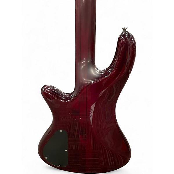 Used Schecter Guitar Research Elite 4 Wine Red Electric Bass Guitar