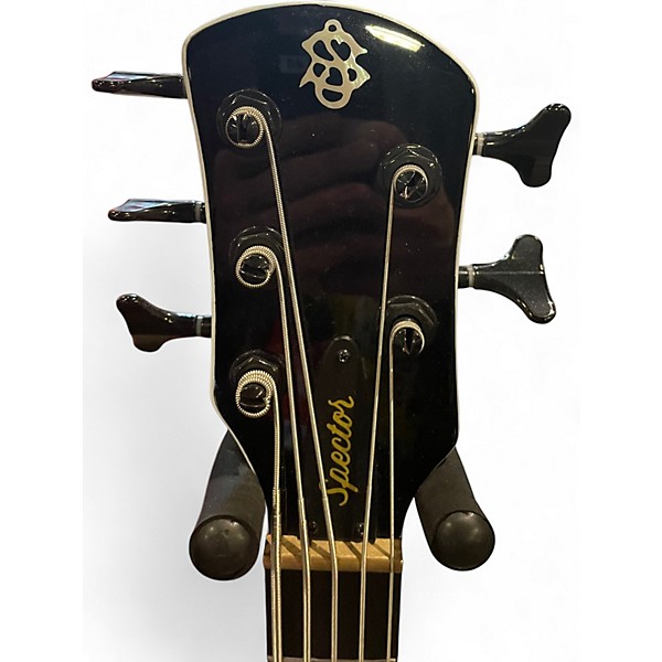 Used Spector ns ethos 5 Alpine White Electric Bass Guitar