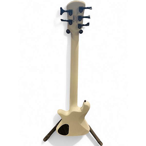 Used Spector ns ethos 5 Alpine White Electric Bass Guitar