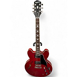 Used Epiphone ES335 MARTY SCHWARTZ Red Hollow Body Electric Guitar