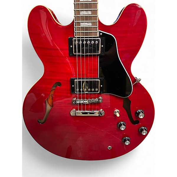 Used Epiphone ES335 MARTY SCHWARTZ Red Hollow Body Electric Guitar