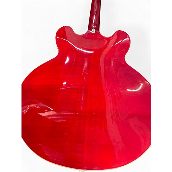 Used Epiphone ES335 MARTY SCHWARTZ Red Hollow Body Electric Guitar