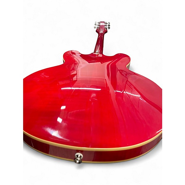 Used Epiphone ES335 MARTY SCHWARTZ Red Hollow Body Electric Guitar