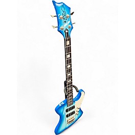 Used DBZ Guitars Hailfire ST Blue Burst Electric Bass Guitar