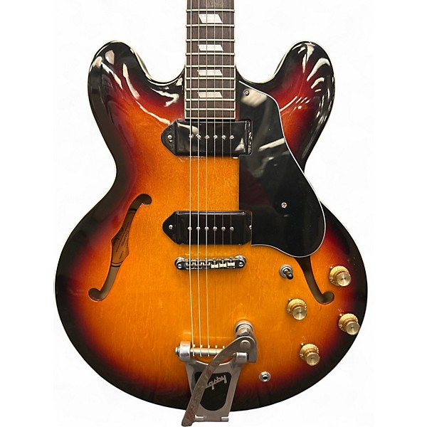 Epiphone Casino VC サンバースト ギター Used Epiphone CASINO VC PEERLESS 3 Tone Sunburst Hollow Body