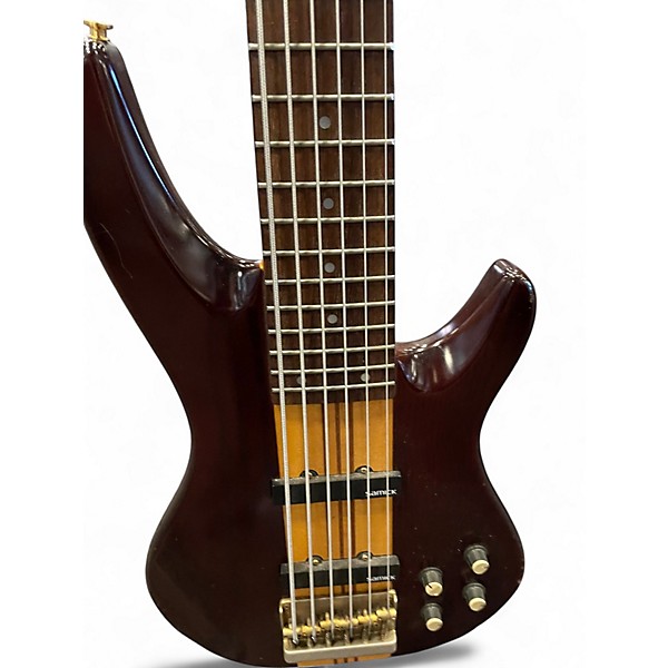 Used Samick  Artist series Natural Electric Bass Guitar