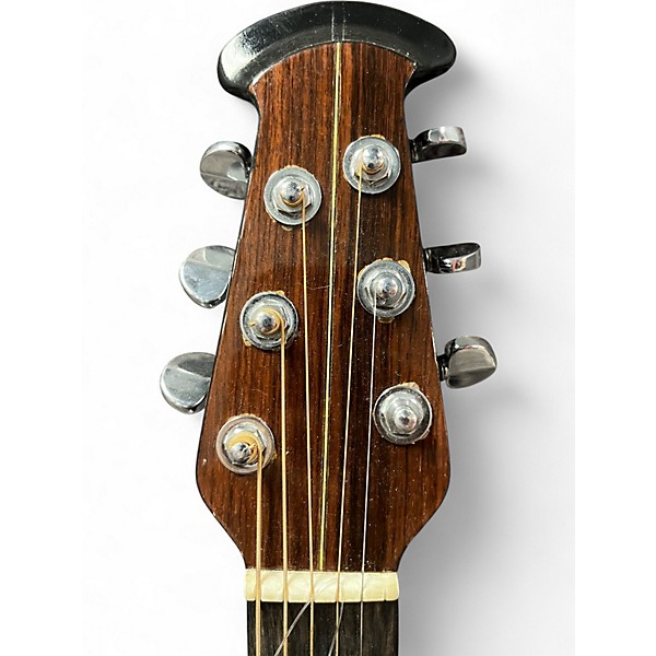 Used Ovation 1621-4 Natural Acoustic Electric Guitar